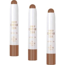 Prime Chubby Contour Stick No:02 Medium Tan - Kontür Kalemi (3 Paketi)