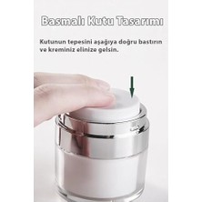 Prime Doldurulabilir Basmalı Şeffaf Cam Krem Kutusu Krem Losyon Sıvı Kabı Pompalı Krem Kutusu Kremlik Organizer