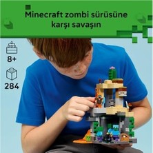 Prime Minecraft Zombi Zindanı 21587-8 Yaş ve Üzeri Çocuklar Için Wasteland Gezgini Minifigürü ve 3 Zombi Figürü Içeren Yaratıcı Koleksiyonluk Oyuncak