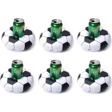 Prime Futbol Topu Desenli Şişme Havuz Deniz Bardak Tutucu Float Bar 6 Adet