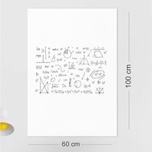 Prime 2'li Paket 60X100 cm 1x Beyaz, 1x Şeffaf Yapışkansız Tutunan Statik Pratik Yazı Tahtası, Çok Amaçlı, Duvara, Yapışkansız Tutunur, Ders Çalışma Y
