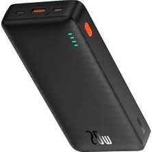 Prime Airpow Hızlı Şarj Power Bank 20000MAH 20W, Siyah (Usb To Type-C 50CM Siyah Kablo Dahil)