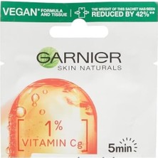 Prime C Vitamini Yorgunluk Karşıtı Ampul Kağıt Yüz Maskesi