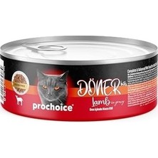 Prime Prochoice Döner Lamb, Sos Içinde Kuzu Etli Tam & Dengeli Yetişkin Kedi Maması 70 gr x 12 Adet