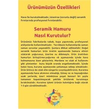Prime Doğal Seramik Hamuru 2x 250 gr (500 Gr) Kil Çamuru, Okul Için Doğal Oyun Hamuru