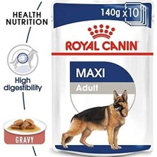 Prime Canin Maxi Adult Gravy Yetişkin Köpek Yaş Maması 140 gr x 10 Adet