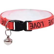 Prime Zilli Kedi Köpek Tasması Boyun Tasma Ayarlı Ayarlanabilir