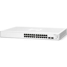Prime Aruba A Hewlett Packard Enterprise Company On 1830 24 Port GB Akıllı Yönetilebilir Katman 2 Ethernet Anahtarı | 24 x 1g | 2x Sfp | Fansız | Ab K