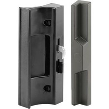 Prime C 1216 Sürgülü Kapı Kolu, 4-15/16 Inç Delik Merkezleri, Siyah (Tekli Paket)