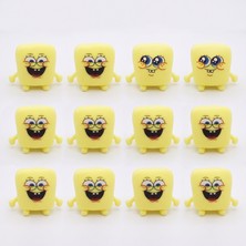 Sünger Bob Tasarımlı Squishy - 12'li Paket - Yumuşak Oyuncak - Farklı Model  Midastech