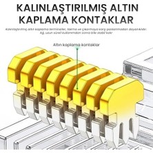Prime CAT6E 8P8C Ethernet Konnektörü Altın Kaplama 102 Adet