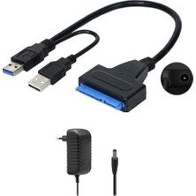 Prime USB 3.0 2.5 3.5 Inç Sata SSD HDD Hard Disk Çevirici Dönüştürücü + Adaptör