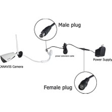 Prime Dc Adaptör Uzatma Kablosu 3 Metre 5.5mm x 2.1mm Dişi Erkek