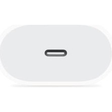 Prime Uyumlu 20W Usb-C Güç Adaptörü + Usb-C Lightning Şarj Kablosu Seti 11 12 Pro Max Beyaz