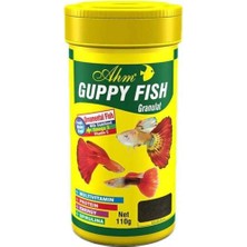 Prime Ahm Guppy Granul 100 ml Alabalık Aromalı Balık Yemi 0 - 1 Yaş Için Özel Formül