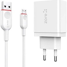 Prime ​ Xmac Serisi Zr-X2 Micro 2 In 1 Şarj Seti Beyaz