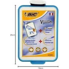 Prime Bıc Velleda Mini Beyaz Tahta 1218 + Kalem + Silgi