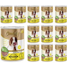 Prime Cuddy Yetişkin Köpek Tavuklu Pate 400 gr x 12 Adet