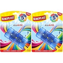 Prime 5 Etkili Wc Blok 2'li Katı Tuvalet Bloğu Beyaz Sabun Kokulu 2li Paket