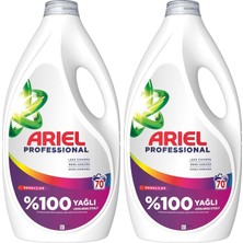 Prime Ariel Professional Sıvı Çamaşır Yıkama Deterjanı Renkliler 70 Yıkama (2 Paketi)