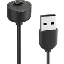 Prime Mi Band 7 ile Uyumlu Giyilebilir Akıllı Saat Şarj Kablosu Manyetik (Mi Band 5/6 / 7 / Band 5 ile Uyumlu) USB Şarj Aleti (Siyah)