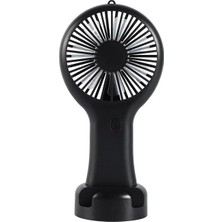 Prime DD5002 Telefon Standlı 3 Kademeli Mini Vantilatör Portatif Soğutucu Fan El Fanı (Siyah)