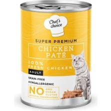 Prime Chef's Choice Yetişkin Kediler Için, Tahılsız, Hipoalerjenik, Tavuk Etli Ezme, 400 G x 12 Adet