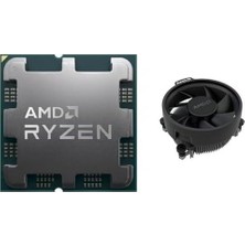 Prime Amd Ryzen 5 7600 Mpk 3.80GHZ 32MB Am5 Kutusuz Fanlı Işlemci (Distiribütör Garantili)
