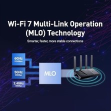 Prime Gl.inet GL-BE9300(FLINT 3) Tri-Band Wifi 7 Router, Gaming Router, Extensive Coverage, 5x2.5g Multi-Gig Ports, Mass Device Connectivity, Mlo Tech