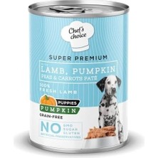 Prime Chef's Choice Yavru Köpekler Için, Tahılsız, Hipoalerjenik, Kuzu Etli, Balkabaklı, Bezelyeli ve Havuçlu Ezme, 400 G