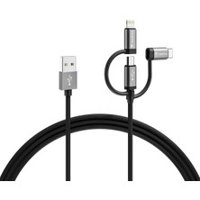 Prime Kablo 3ın1 USB A -Lıght/m-Usb/t. C
