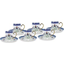 Karaca Miras 6 Kişilik Kahve Fincan Takımı 80 ml