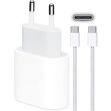 Prime 35W Usb-C 17/16/15/ Pro/max/plus Pd Güç Adaptörü ve Kablo Set Gan Tech (Şarj Isısını Azaltır) Type-C Hızlı Şarj Cihazı - Uyumlu & iPad &