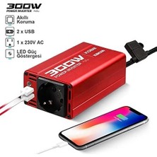 Prime KBN300 12V/220V 300WATT Modifiye Sinüs Dönüştürücü Invertör