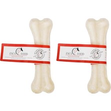 Prime Esca Beyaz Pres Kemik 12,5 Santimetre 1’li 50 Gram Köpek Ödül Maması 2li Paket