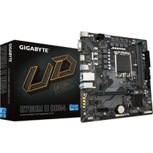 Gigabyte Gıgabyte B760M-H Ddr4 3200MHZ 1xvga 1xhdmı 1xm.2 USB 3.2 Matx 1700P (12. / 13. ve 14. Nesil Işlemci Uyumlu)
