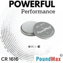 Prime 10 x 1616 CR1616 DL1616 3V Lityum Madeni Para Pilleri