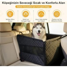 Prime Büyük ve Orta Köpekler Için Araba Köpek Hamağı, Evcil Hayvan Araç Koltuğu, Köpek Taşıma Çantası, Su Geçirmez Kumaş, Katlanabilir Evcil Hayvan Ko