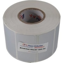 Prime Demirbaş Etiketi 60MM x 30MM Ruloda 1200 Adet