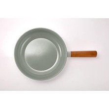 Prime Fika Alüminyum Döküm Wok Tava 26CM Gri