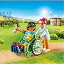 Prime Playmobil City Life 70193 Tekerlekli Sandalyedeki Hasta, Yaşlar 4 ve Üzeri