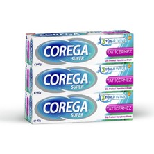 Prime Corega Tat Içermez Yapıştırıcı Krem 40G x 3 Adet