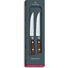 Prime 2 7.7240.2W Büyük Maitre Tırtıklı Steak Bıçak Seti Siyah Seti