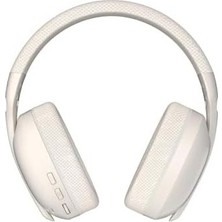 Prime Aula S6 3 Modlu Kablosuz 3.5mm Kablolu ve Bluetooth 5.3 Mikrofonlu Gaming Oyuncu Kulaklığı Krem Ultra Hafif Hafızalı Sünger 40MM Sürücülü Gürült