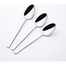 Prime - Dalyan Sade 12'li Tatlı Kaşık Takımı