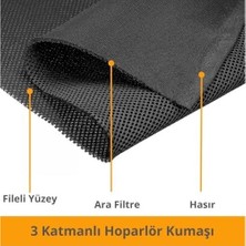 Prime Hoparlör Kumaşı Airfile Örgülü Toz Engelleyici Kızılötesi Sinyalleri Engellemez 3D Akustik (50X150)