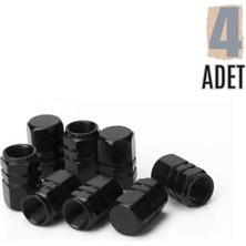 Prime Aluminyum Sibop Kapağı Dörtlü Set Jet Siyah