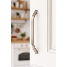 Prime 5'li 608/160/02 Alüminyum Kulp | 160 mm Aks Aralığı | Modern Inox Dolap & Çekmece Kulpu