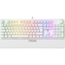 Prime Lumina K1 Chromatic Argb Işıklandırma - Makro Yazılımlı - Red Switch - Bilek Destekli Mekanik Klavye