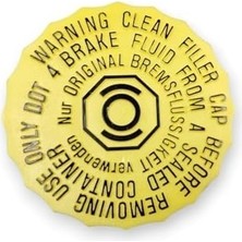 Prime Fren Merkezi Hidrolik Kabı Sarı Kapak 6N1611349B A100 ile Uyumlu 1984-1994